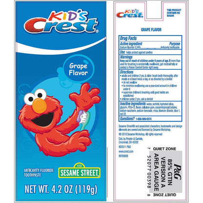 CREST SESAME STREET TBR 41