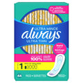 Always Pads Size 1 Ultra Thin 44 Count Regular