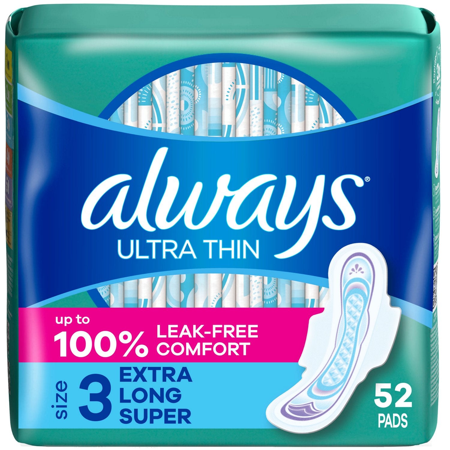 L. Pads Size 3 Ultra Thin Regular 42 Count Wings