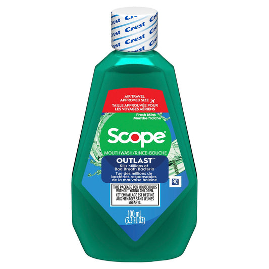 Crest Mouthwash Scope Outlast 3.3oz (18in)