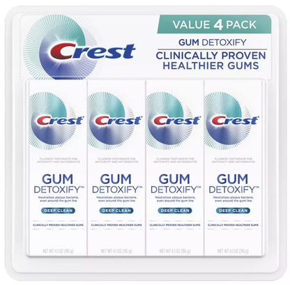 CREST GUM DETOXIFY DEEP CLN T/P 4.1 OZ