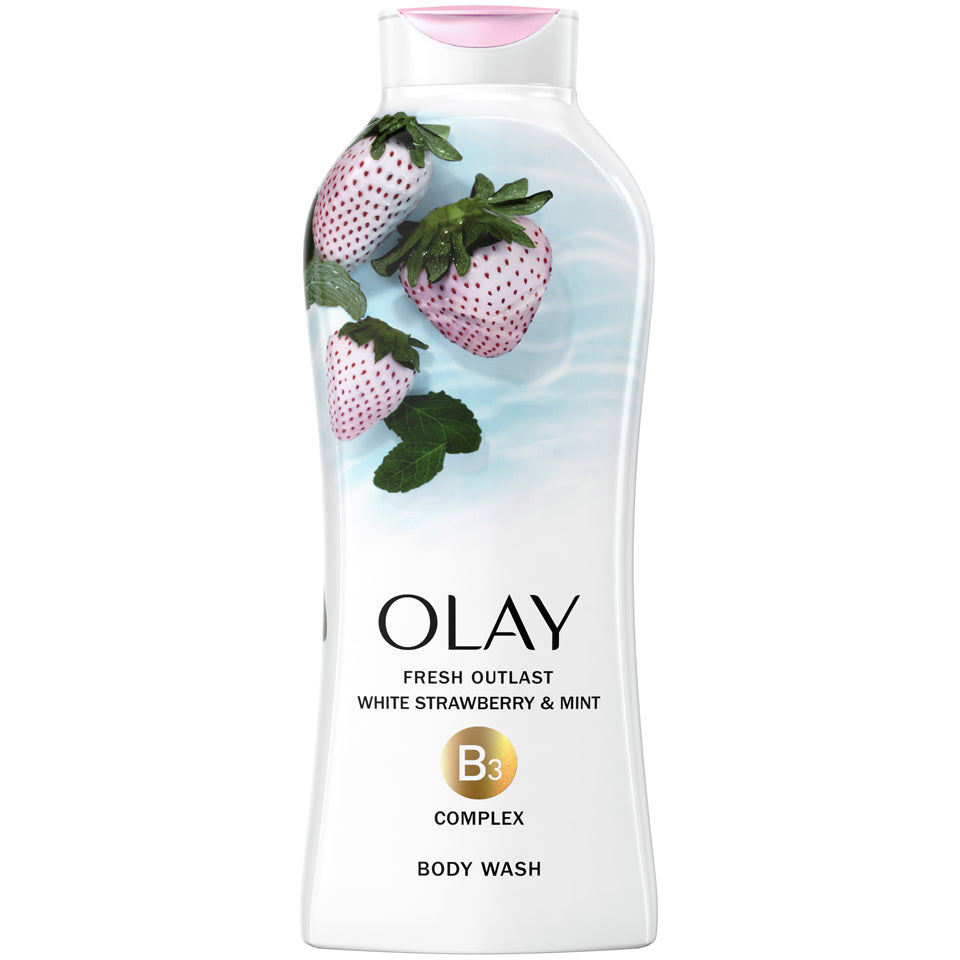 OLAY BDYWSH WHITE STRAWBRRY 30Z