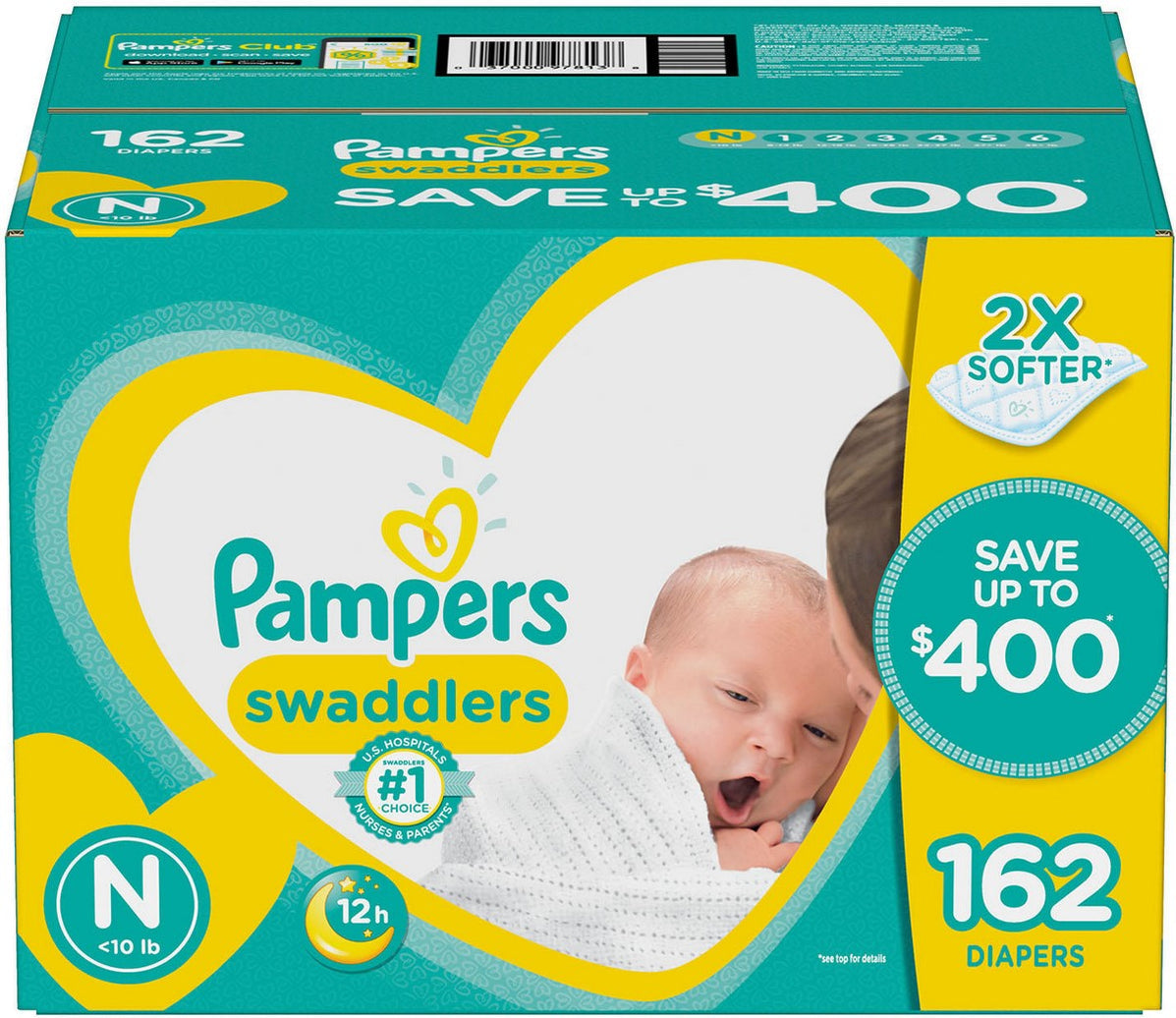 PAMPERS SWADDLERS BF 16 JMBO S6