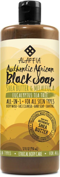 ALAFFIA SOAP,BLACK,EUCLYPT TTREE