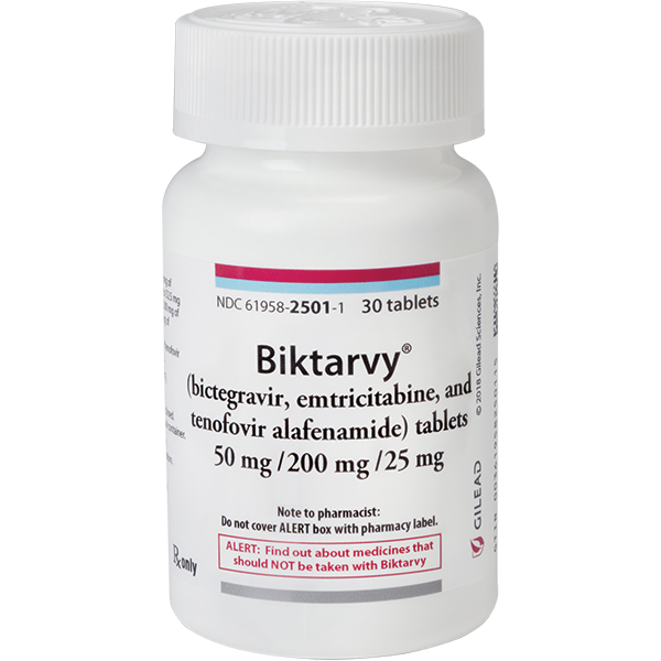 BIKTARVY 50-200-25MG TB 30 CPLT