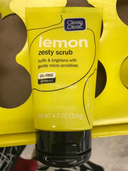 CLN&CLR LEMON ZESTY SCRUB 4.2z