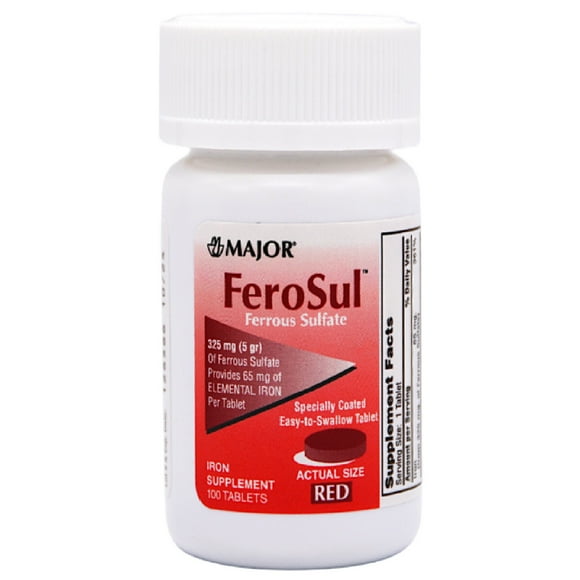PX FERROUS SULF TB 325MG 10UD GRN