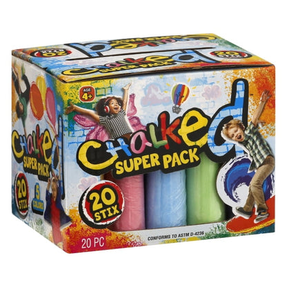 Ja-Ru Inc. Sidewalk Chalk 20 Pack