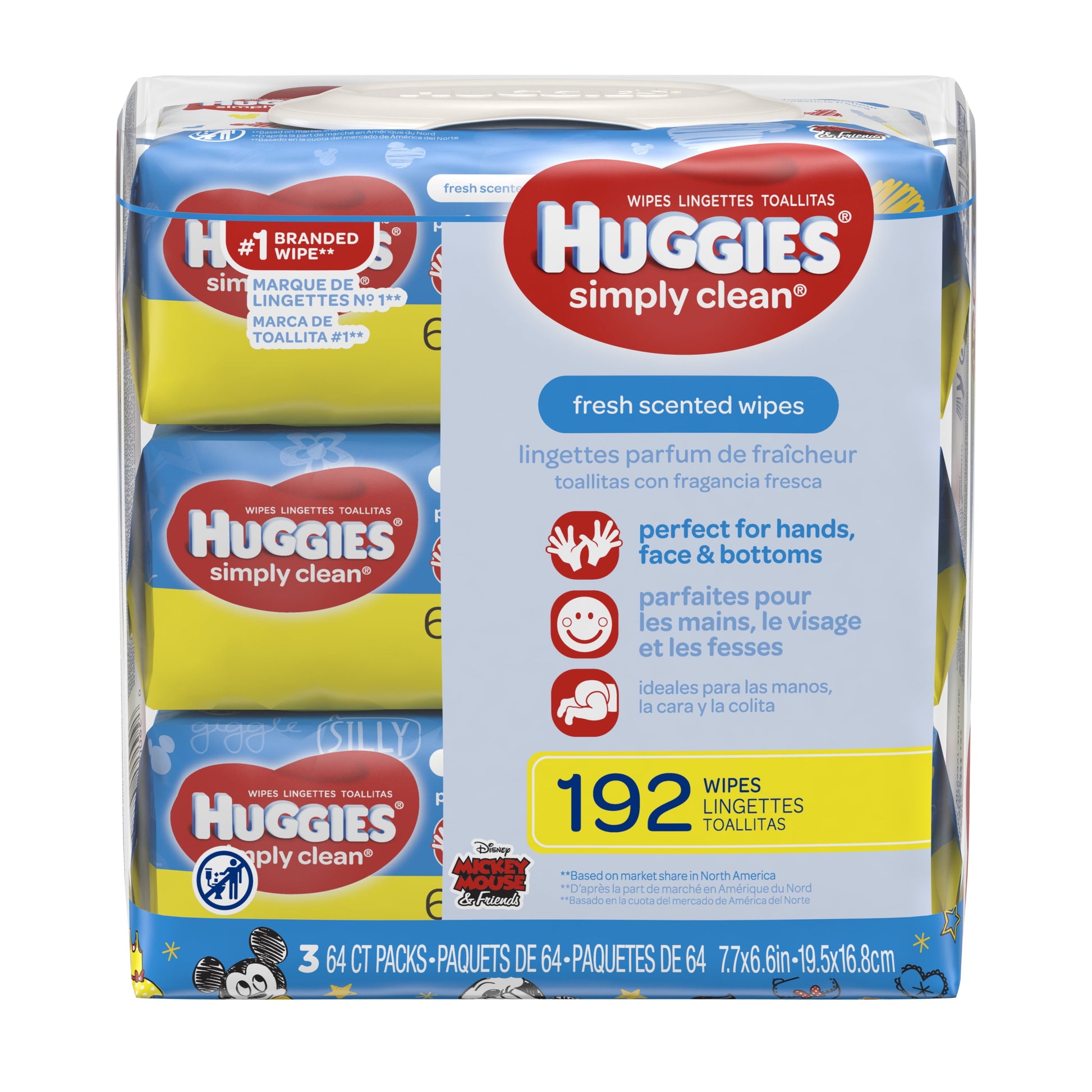 HUGGIES SIMPLY CLEAN PA 192 FF