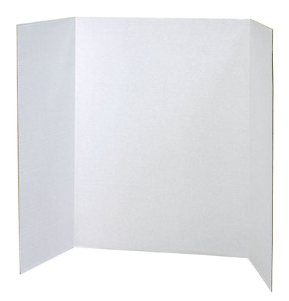 Pacon Tri-Fold Presentation Board - White, 40"X28"