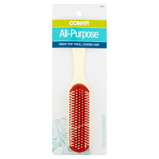 CONAIR Styling Essentials All-Purpose 7-Row Rubber Cushion Brush