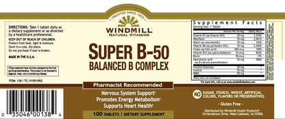 B COMPLEX 50 TB 60 SR