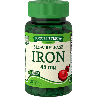 SLOW RELEASE IRON TB 45MG 60