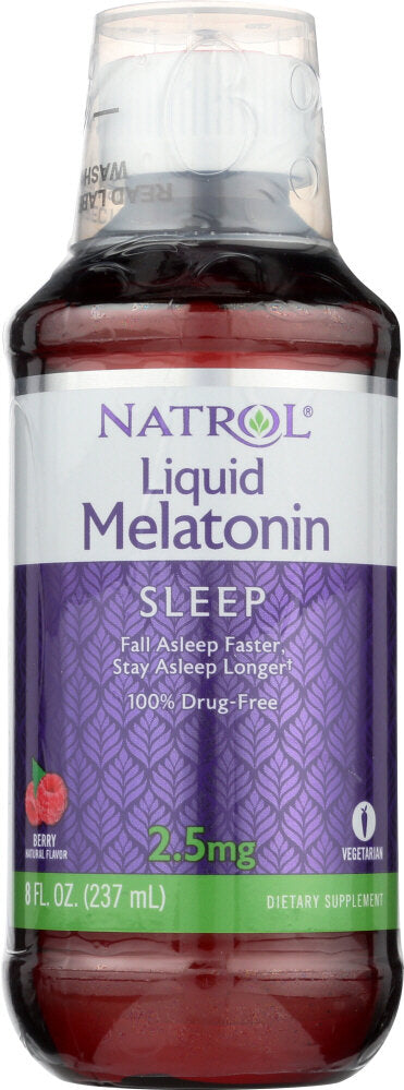 NATROL MELATONIN,LIQUID,2.5MG