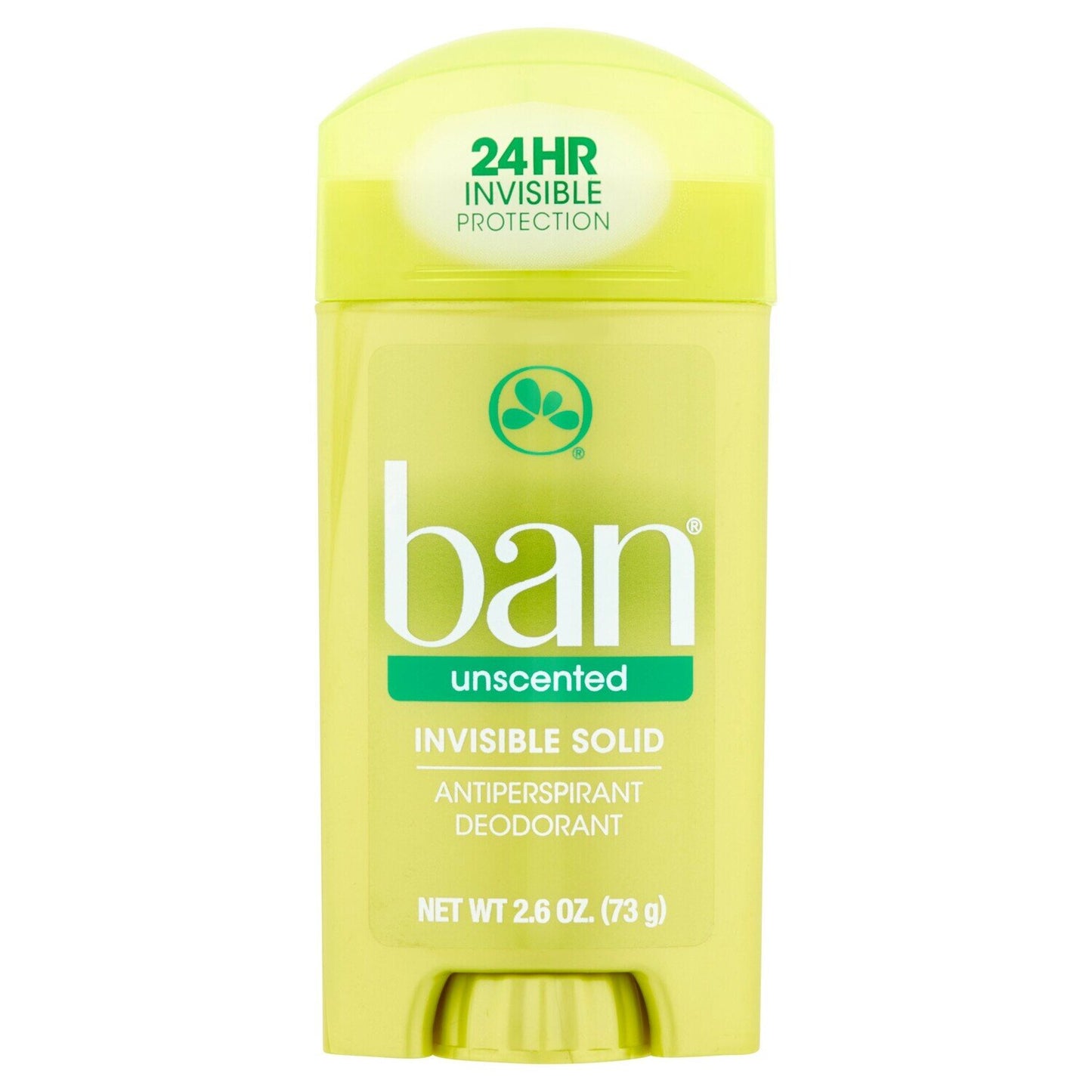 Ban Deodorant 2.6oz Invisible Solid Unscented
