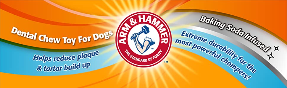 ARM&HAMMER DOG TREADZ TRT DSP DENTAL TOY