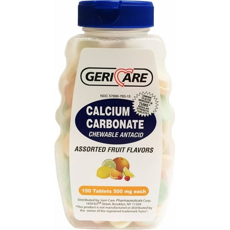 CALCIUM CARB ANTACID 500 MG CHW 150 GERI