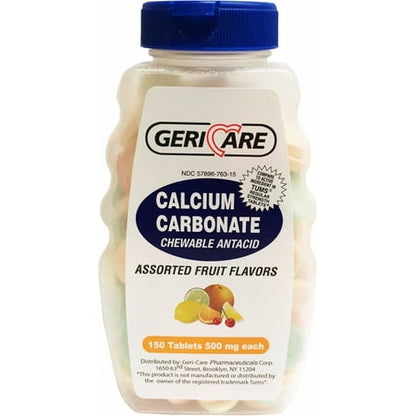CALCIUM CARB ANTACID 500 MG CHW 150 GERI