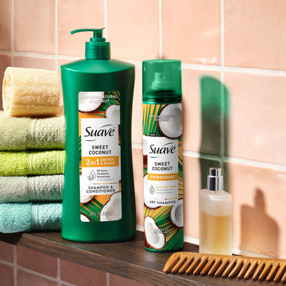 Suave Dry Shampoo Sweet Coconut Refreshing 4.3oz