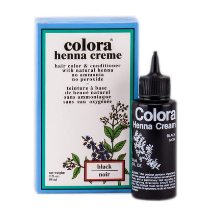 Colora Henna Creme Hair Color Black 2oz