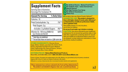 VIT D 5000IU LIQUIGEL 90CT NAT MADE