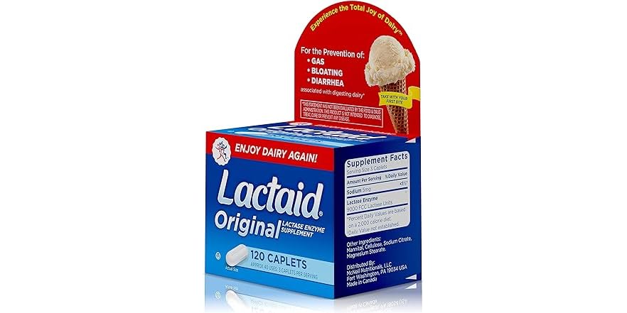 LACTAID ORIGINAL TB 120 CPLT