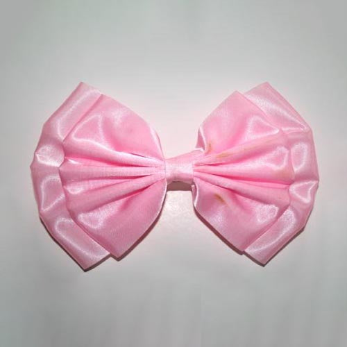 Goody Stay Tight Satin Bow Barrette - Pink