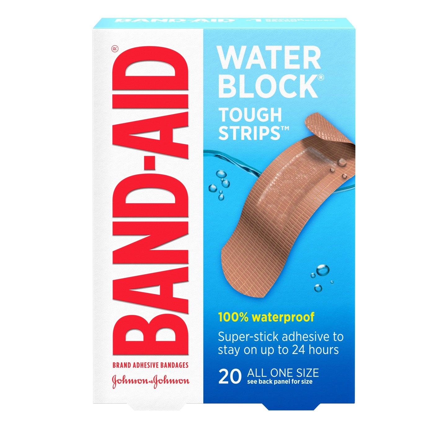 Band-Aid Water Block Tough Strips Xl 10 Ct All One Size