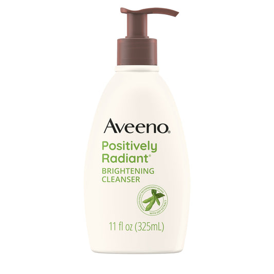 Aveeno Positively Radiant Foaming Cleanser 6oz