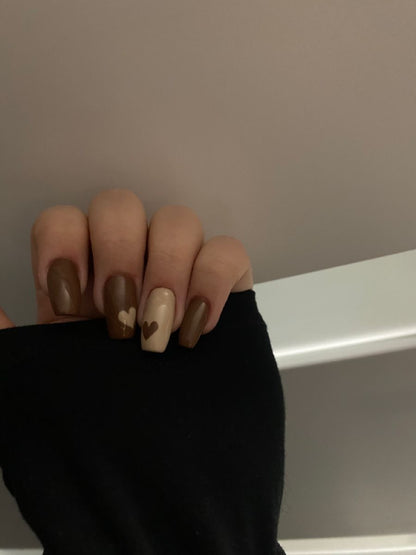 KISS Sugar Rush Salon Acrylic French Nails, Square