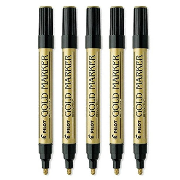 Pilot Metallic Permanent Paint Markers - Gold and Silver, 2 pack