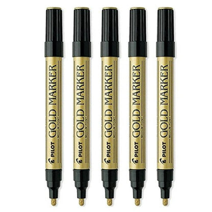 Pilot Metallic Permanent Paint Markers - Gold and Silver, 2 pack
