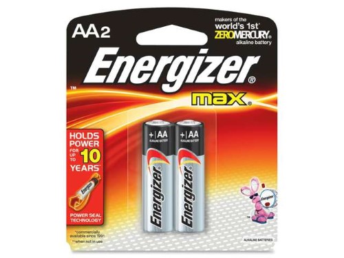 ENERGIZER MAX ALK AA E91BP2 2PK