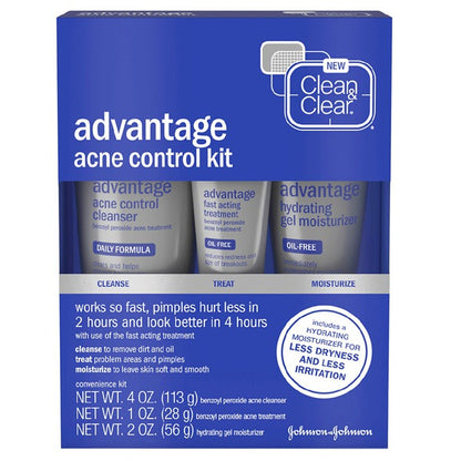 CLEAN&CLEAR ACNE CONTROL KIT3p