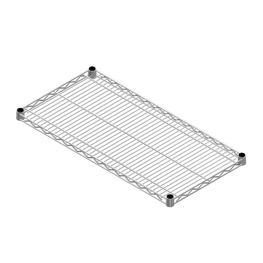 WIRE SHELF 18"X72" STAINLESS 2 CT DS