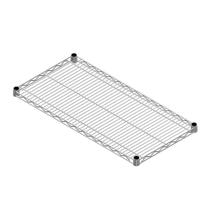 WIRE SHELF 18"X24" GALV STEEL 2 CT DS