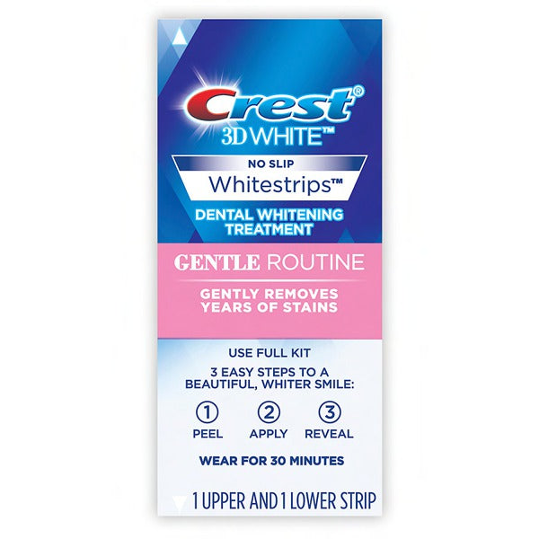 CREST 3D WHITE STRIP GENTLE ROUTINE 14CT
