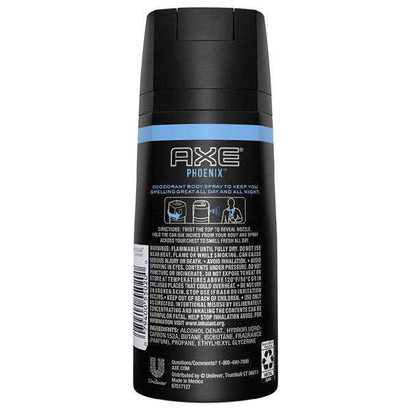 AXE BODY SPRAY AR 4OZ PHOENIX
