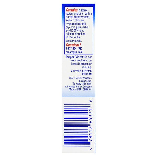 CLEAR EYES CONTACT LENS RELIEF 0.5OZ