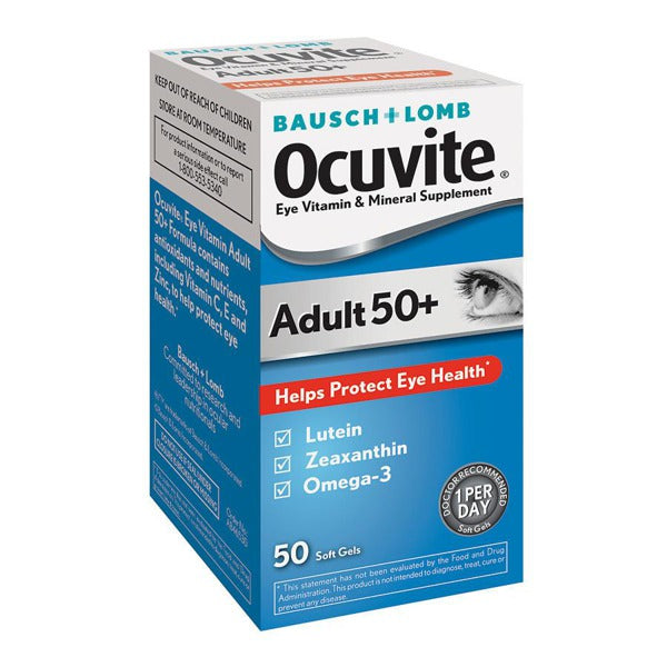OCUVITE ADULT 50+ SOFTGEL 90CT