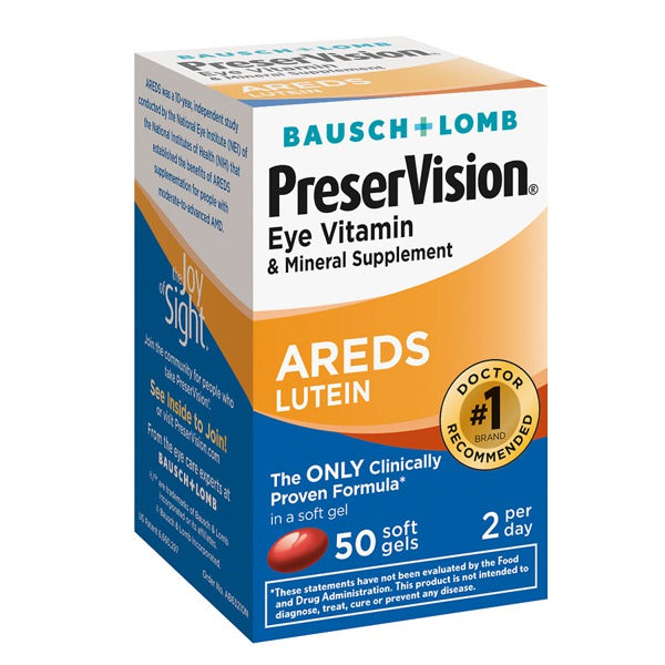 PRESERVISION MULTIVIT LUTN SOFTGEL 50CT