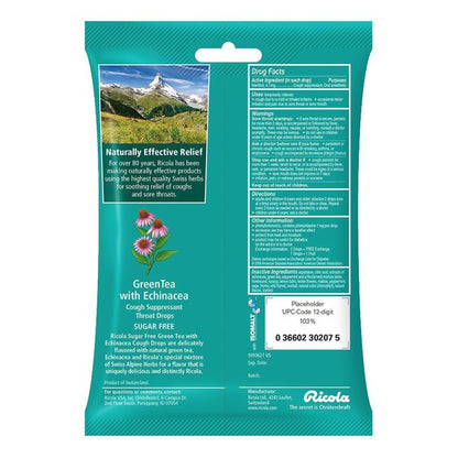 RICOLA BAG S/F GREEN TEA ECHINACEA 19CT