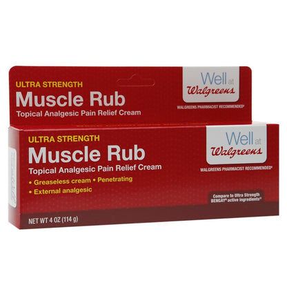GNP ULTRA STRENGTH MUSCLE RUB CRM 4OZ