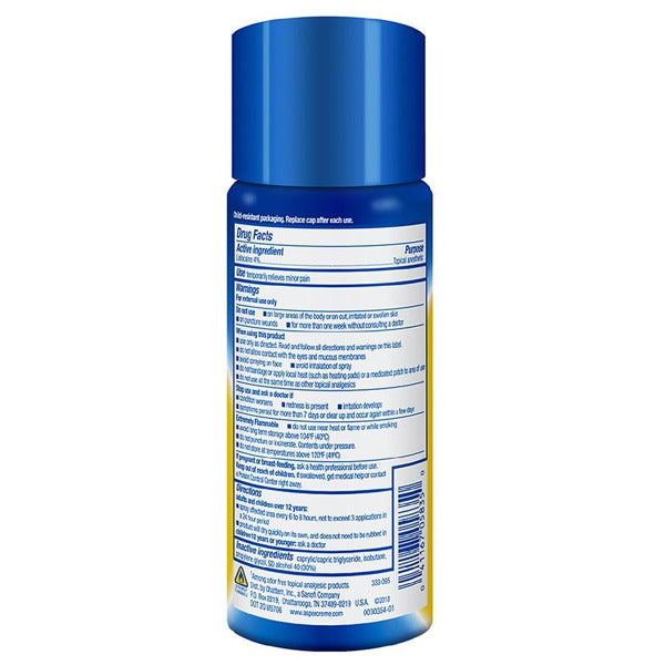 ASPERCREME LIDOCAINE DRY SPRAY 4OZ