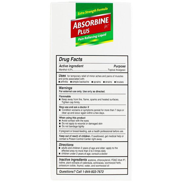 ABSORBINE JR LQ 4% 118ML
