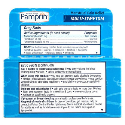 PAMPRIN MULTI-SYMPTOM CAPLET 20CT