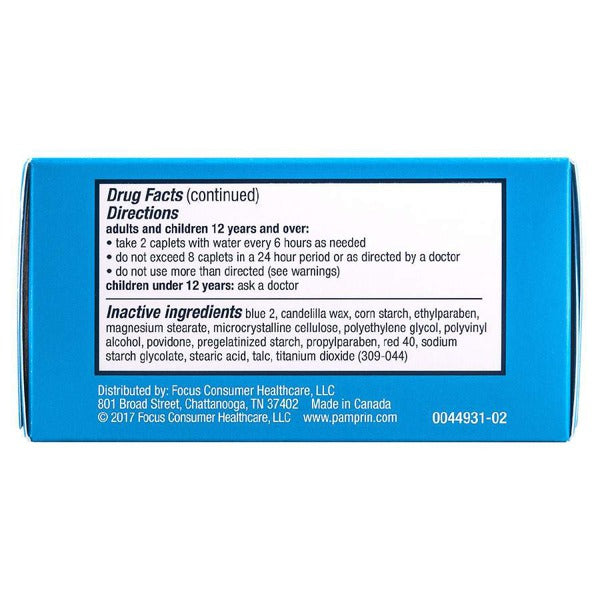 PAMPRIN MAX FORMULA CAPLET 24CT