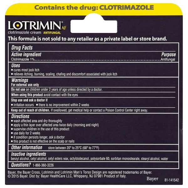 LOTRIMIN AF JOCK ITCH CREAM 12 GM