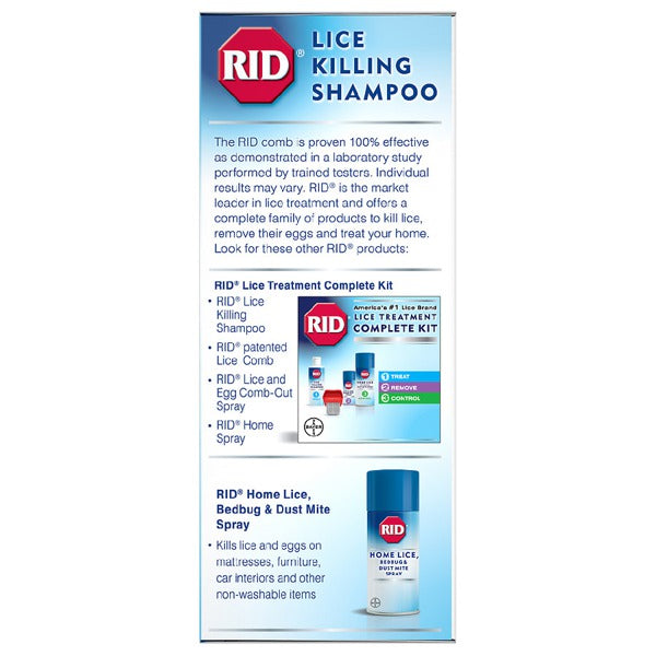 RID LICE KILLING SHAMPOO + 1 COMB 2OZ
