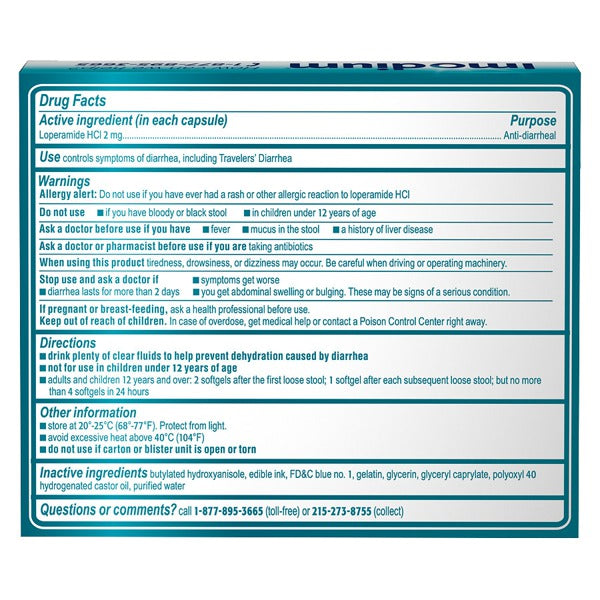 IMODIUM A-D SOFTGELS 24CT